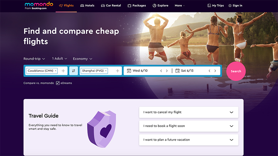 How to book your flight ?